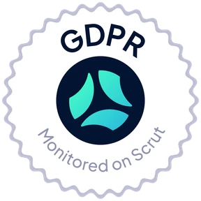 GDPR, monitored on Scrut
